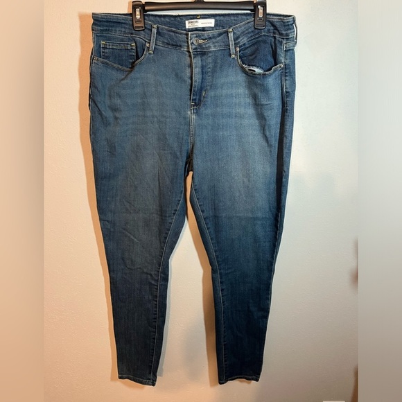 Levi Strauss Gold Signature Mid Rise Skinny Jeans - Picture 1 of 6
